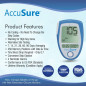 AccuSure Blue Blood Glucose Meter with Free 25 Strips AccuSure Blue Blood Glucose Meter with Free 25 Strips