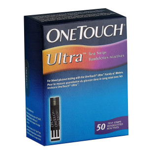 OneTouch Ultra Test Strips - 50 Counts