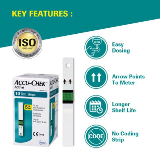 Accu-Chek Active 50 Test Strips - Reliable Blood Sugar Testing