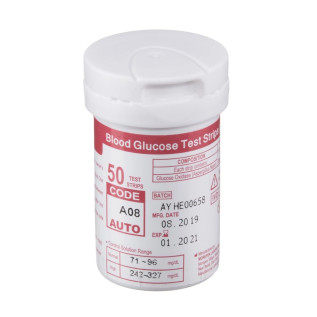 Dr. Morepen BG03 Blood Glucose Test Strips, Pack of 50