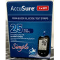 AccuSure Simple Blood Glucose Test Strip - 25 Strips AccuSure Simple Blood Glucose Test Strip - 25 Strips
