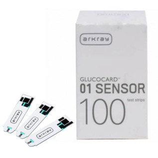 Glucocard 01 Sensor 100 Glucometer Strips