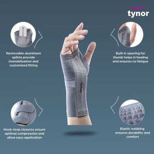 Tynor Elastic Wrist Splint (R/L)