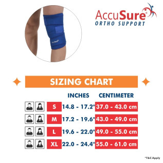 AccuSure Close Patella Neoprene Knee Support For Men & Women