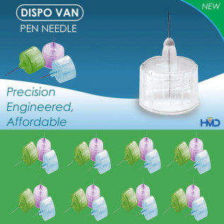 Dispovan Pen Needles 4mmx32G- Pack of 100
