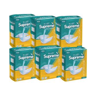 Wetex Adult Diaper Large 10 Pcs x 6 Packs