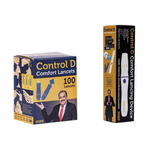 Control D Lancing Device & 100 Round Lancets