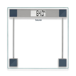 Beurer GS 11 Glass Bathroom weight Scale with Transparent LCD Digital Display ,5 Years Warranty