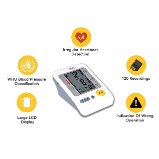 BPL Medical Technologies Automatic Blood Pressure Monitor BPL120/80 B1 - (White) (BPL 120/80 B1)