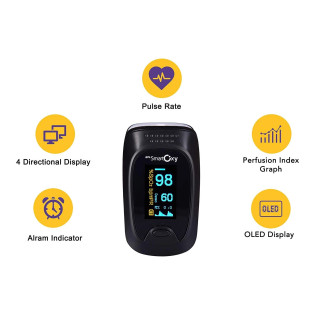 BPL Smart Oxy Finger Tip Pulse Oximeter (Black)