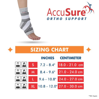 AccuSure Ankle Binder for Women & Men