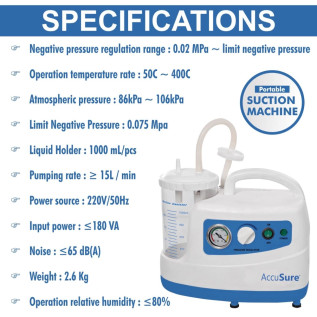 Accusure Suction Machine