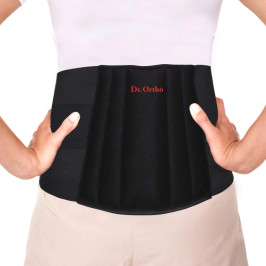Dr Ortho Lumbo Sacral Support Belt (Waist & Back Support Belt) Cotton Fabric