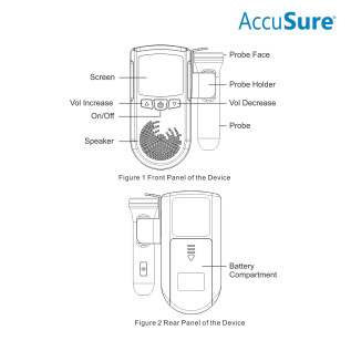 AccuSure Fetal Doppler For Doctors and Mothers Fetal Heart Rate Monitor