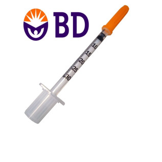 BD GLIDE INSULIN SYRINGE 31 G (40 IU) 100 PCS