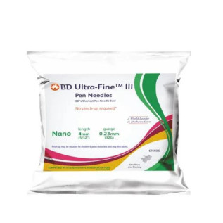 BD Ultra-Fine III Pen Needles 4MM 32G
