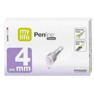 Mylife Clickfine Pen Needle 4mm 32G