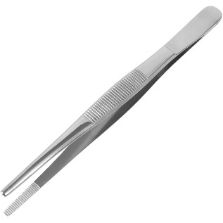 Dressing Forceps, 5.5 inches long, Serrated, Stainless Steel