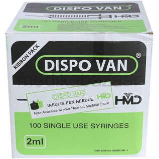Dispovan Single use Syringe