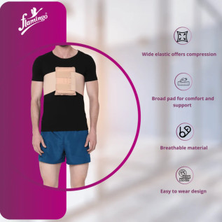 Flamingo Sternal Splint OC 2029 | Post-Surgical Chest Support for Sternum Healing