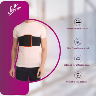 Flamingo Rib Chest Belt OC 2028 | Rib Fracture Support Belt for Pain Relief and Recovery