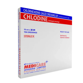 MEDICA Chlorhexidine Gauze Dressing B.P. - Chlodine Antiseptic Care