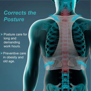 Tynor Posture Corrector A-33 | Adjustable Support for Back & Shoulder Alignment | Improves Posture & Reduces Slouching