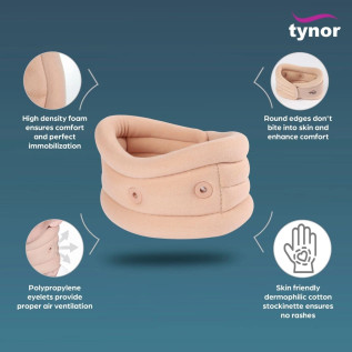 Tynor C Collar Soft with Support B-02 – Neck Pain Relief & Support