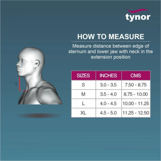 Tynor C Collar Soft with Support B-02 – Neck Pain Relief & Support