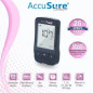 Accusure Sensor 4th Generation Glucometer Machine with 25 Strips