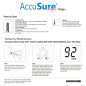 AccuSure Simple Blood Glucose Test 100 Strips 2X50