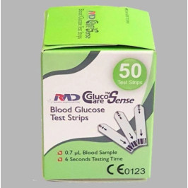 Gluco Care SENSE 50 STRIPS 50 Glucometer Strips