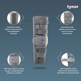 Tynor Knee Immobiliser 22inch D-28