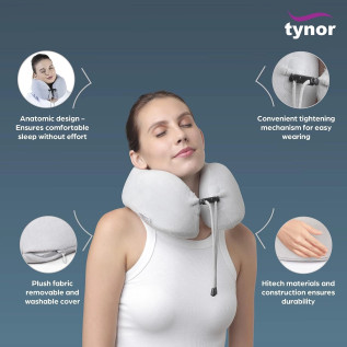 Tynor Travel Pillow L-93 – Soft, Supportive, Travel Ready