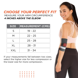 Adjustable elbow brace by Vissco for injury recovery