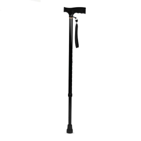 Vissco PC 2906 Avanti Black T-shape Aluminium Stick for walking support